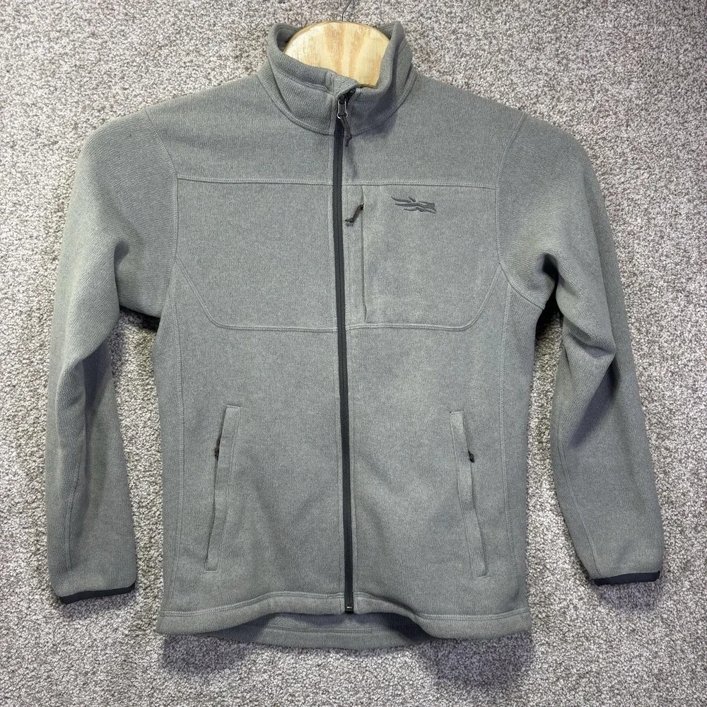 Sitka Gear Fortitude Full-Zip Fleece Jacket Mens Medium Gray 80013 Hunting